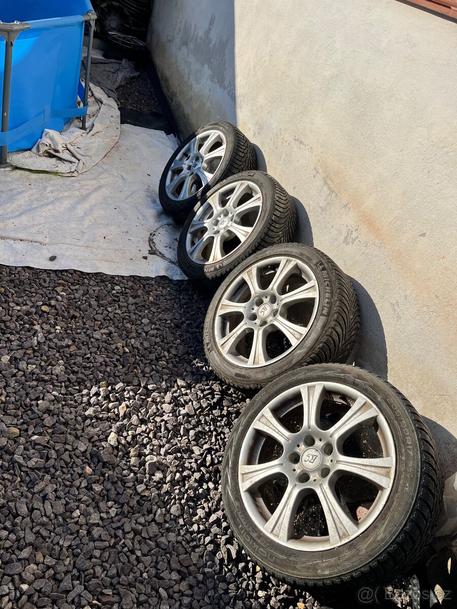 Alu kola RC 5x112 R17 zimní sada 205/50 R17