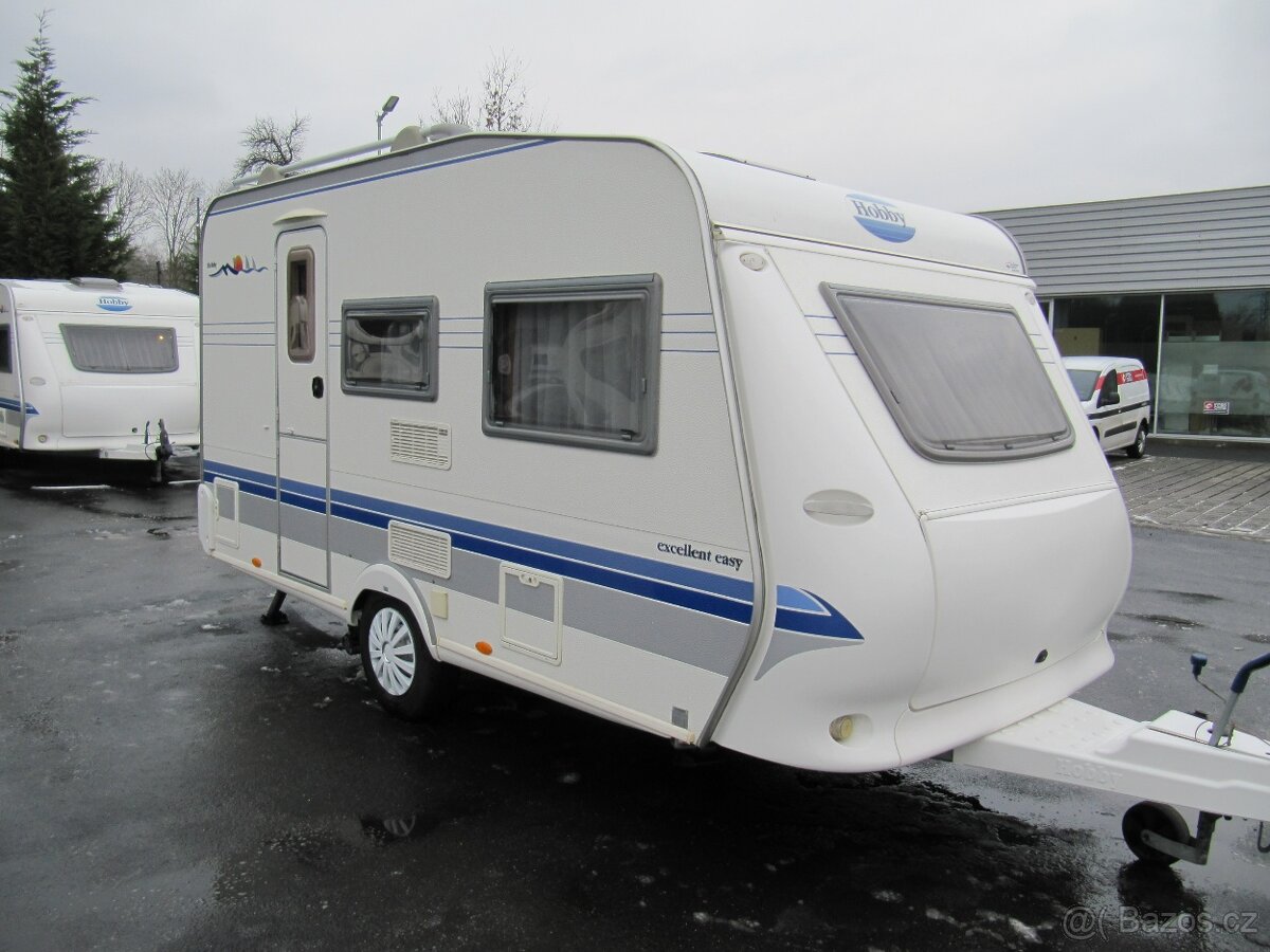 Prodám karavan Hobby 400 sf,r.v.2005 + mover + předstan.