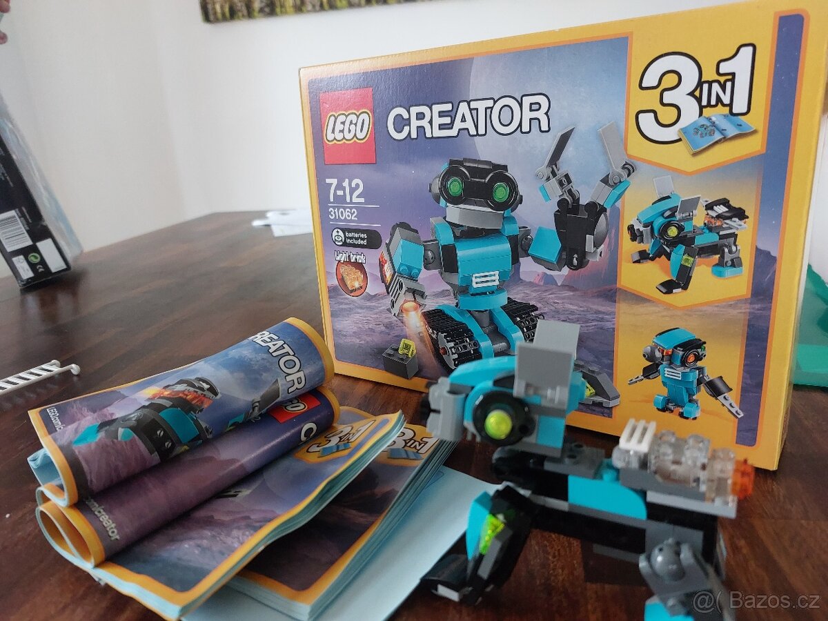 Lego creator 3v1 Průzkumný robot 31062