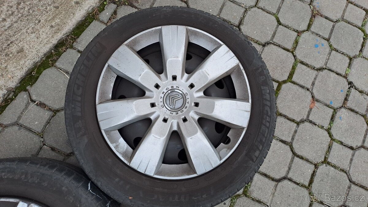 Pneu Michelin 16" Citroën Berlingo + plechy + poklice