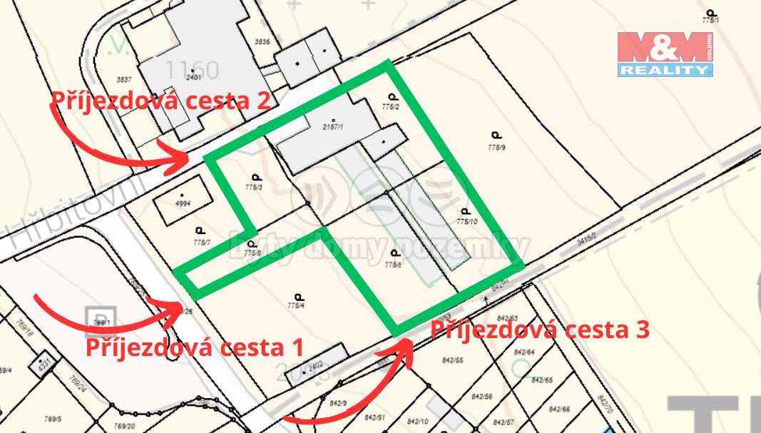 Prodej pozemku k bydlení, 3497 m², Česká Třebová