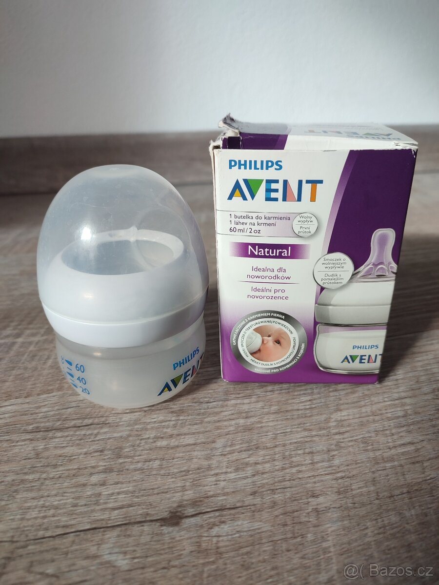 Philips Avent - lahvička + savičky