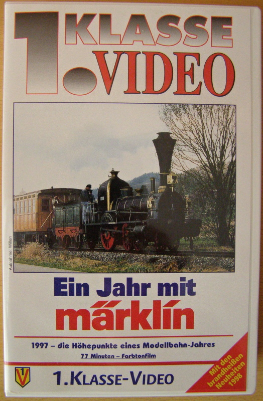 Prodám 3ks tématických VHS kazet Märklin NOVÉ