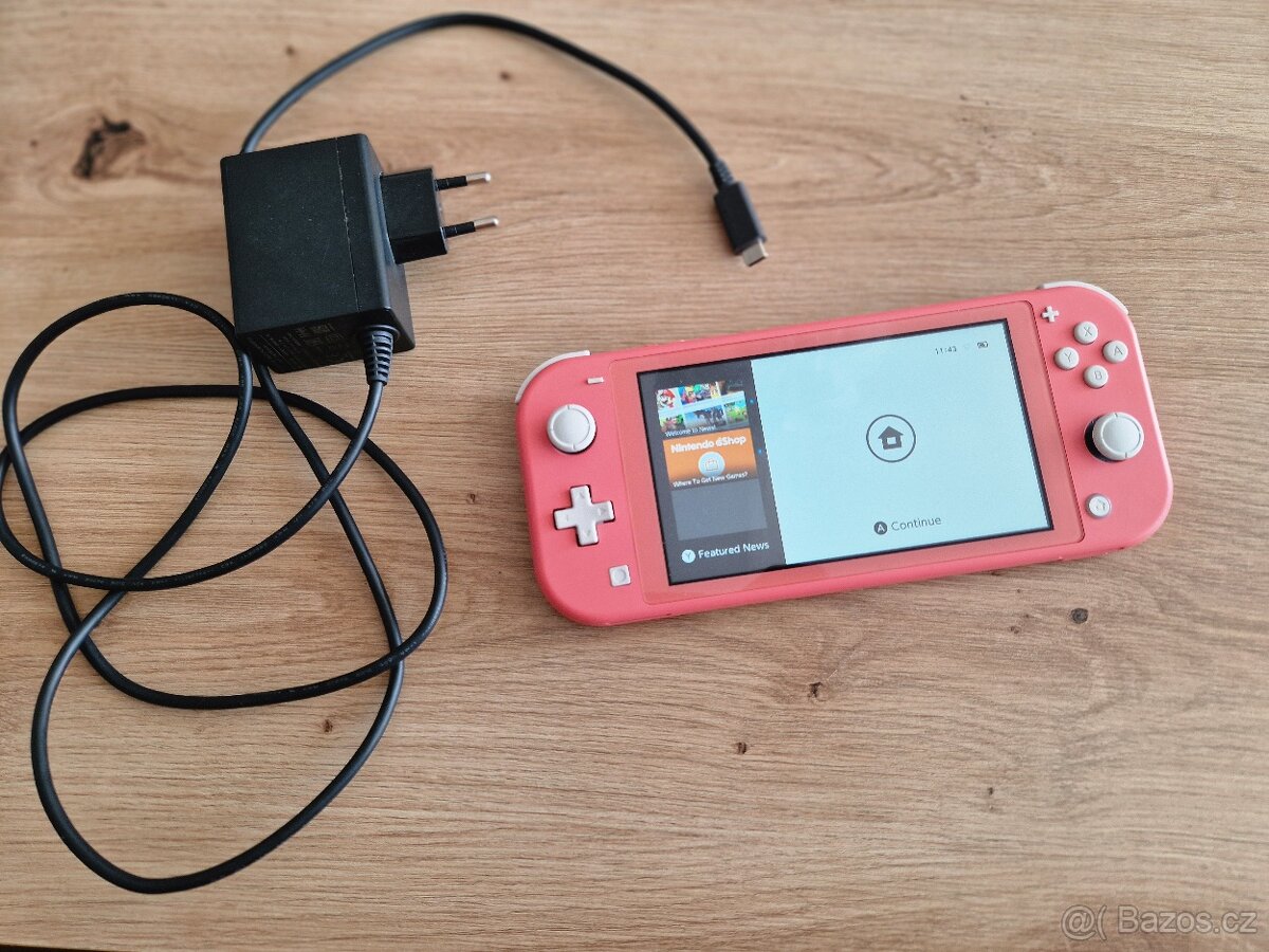 Nintendo Switch Lite růžová