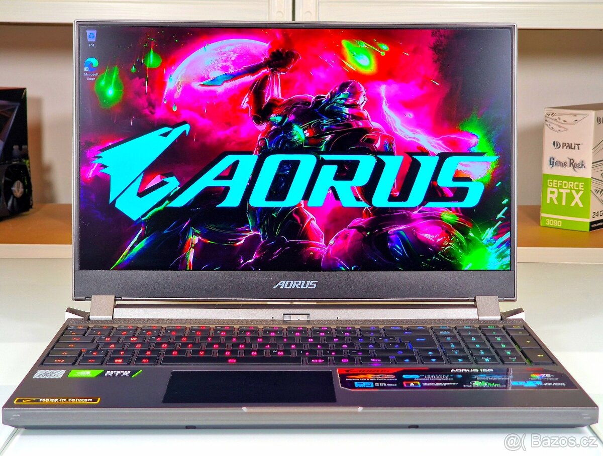 Herní notebook AORUS | i7-10750H | RTX 2070 | 16GB | SSD