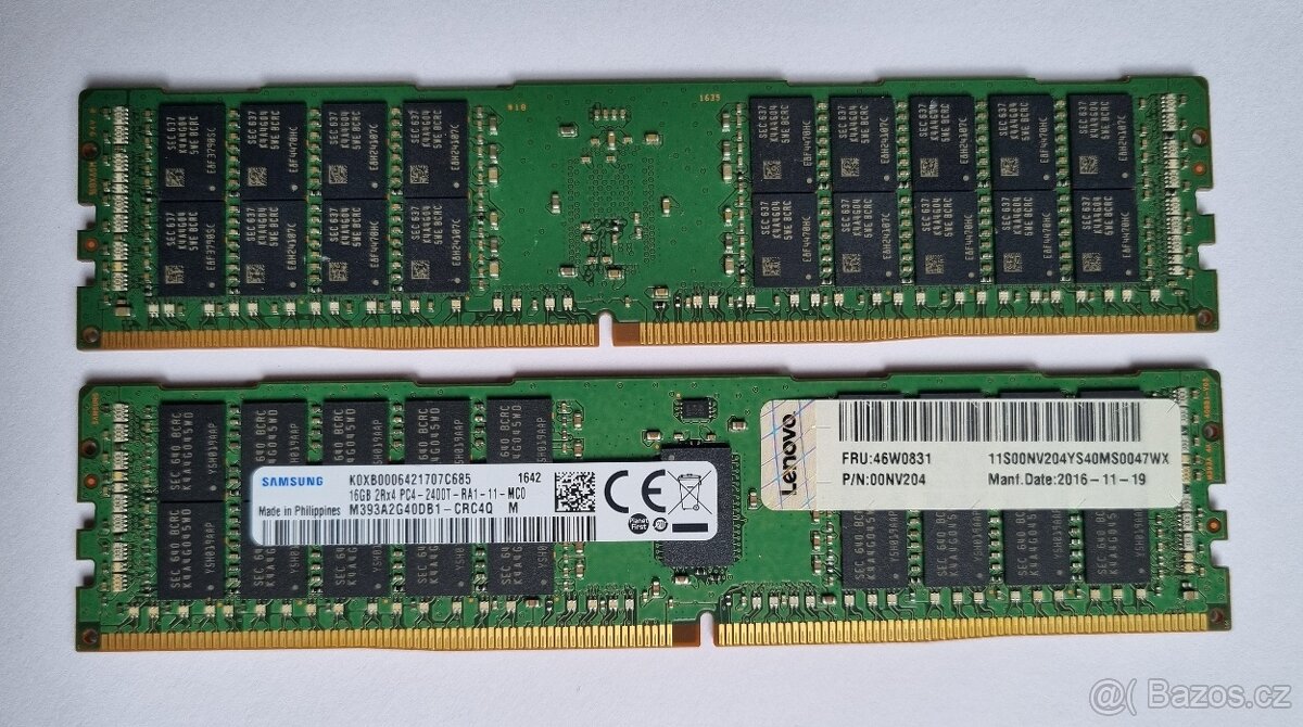 Samsung 16GB 2Rx4 PC4-2400T-RA-11