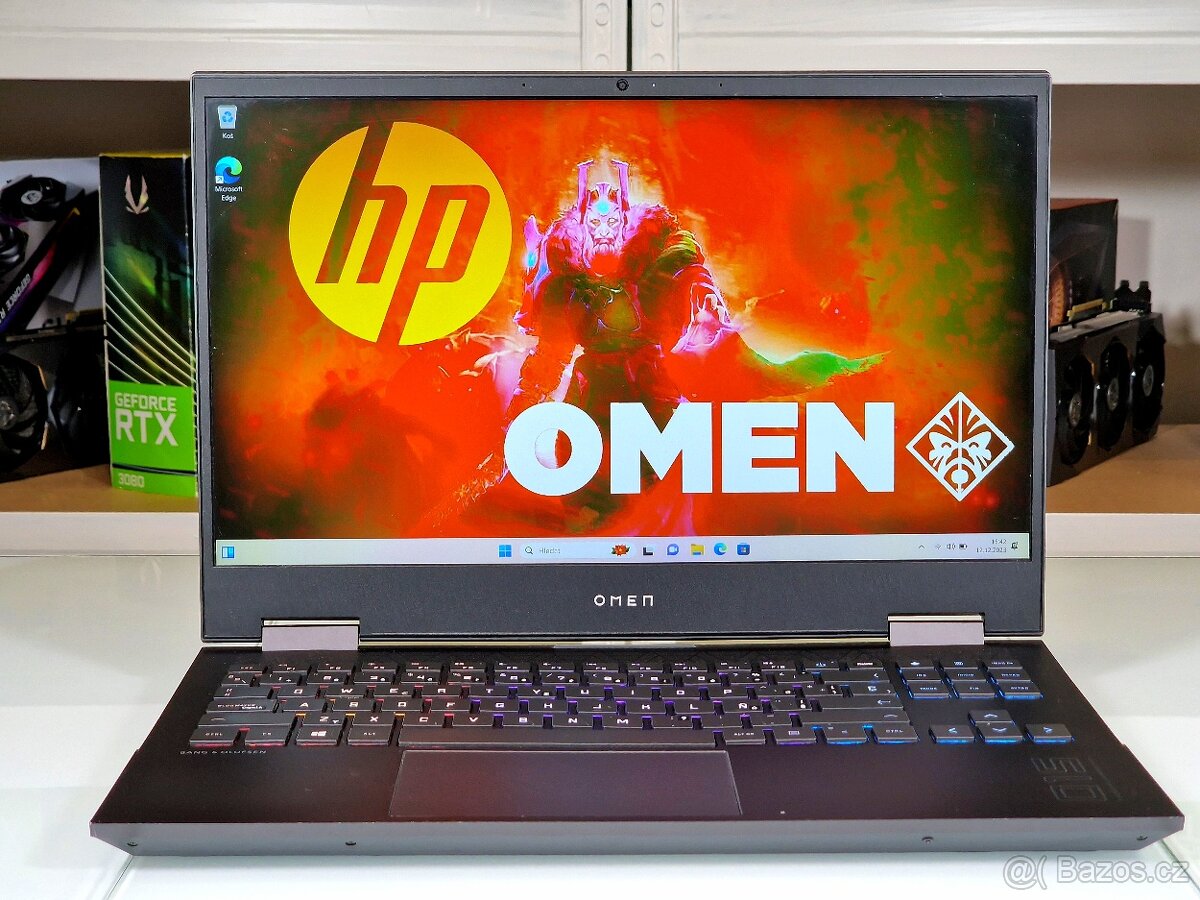 Herní notebook HP OMEN 15 - ZÁRUKA | Ryzen 7 4800 | RTX 2060