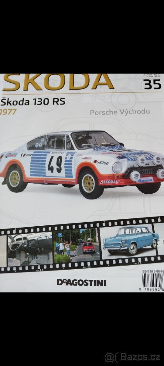 Časopis škoda 130rs 1:43 Deagostini