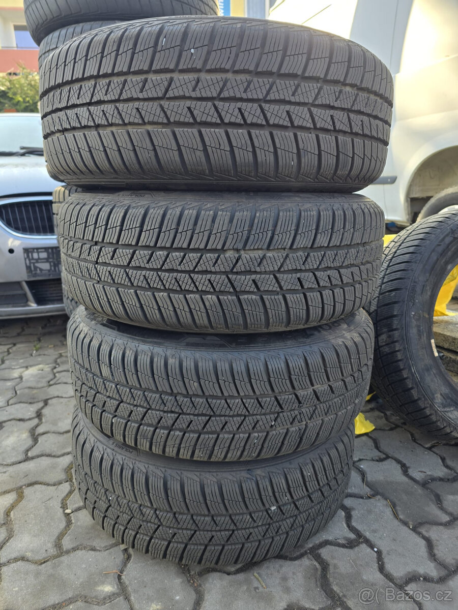 Plechové disky pro Audi + pneu Polaris 5 205/60 R16 4x8mm