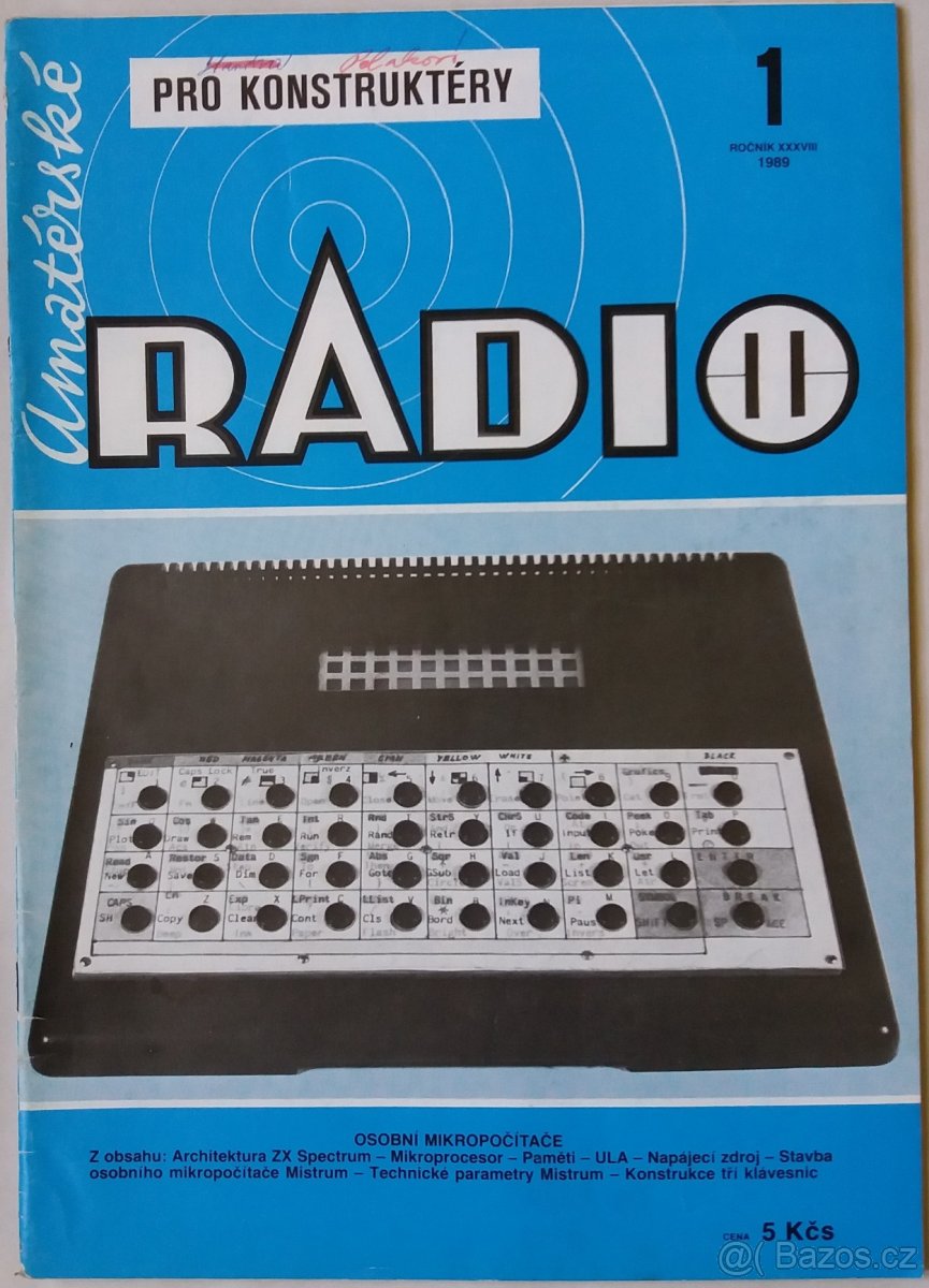 Amatérské Radio 1989 Ročník XXXVIII 2
