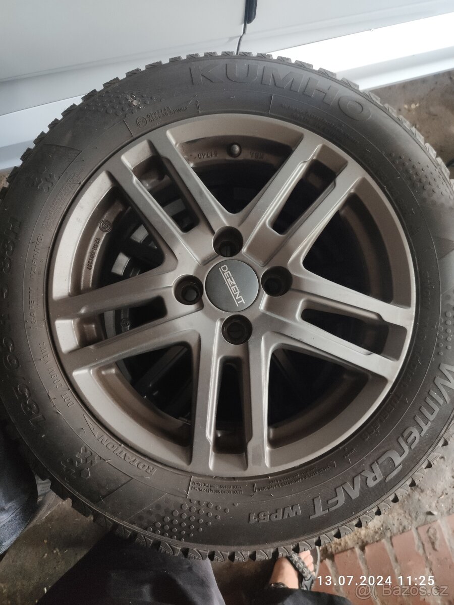 Prodám ALU kola 185/65/15. 4x100