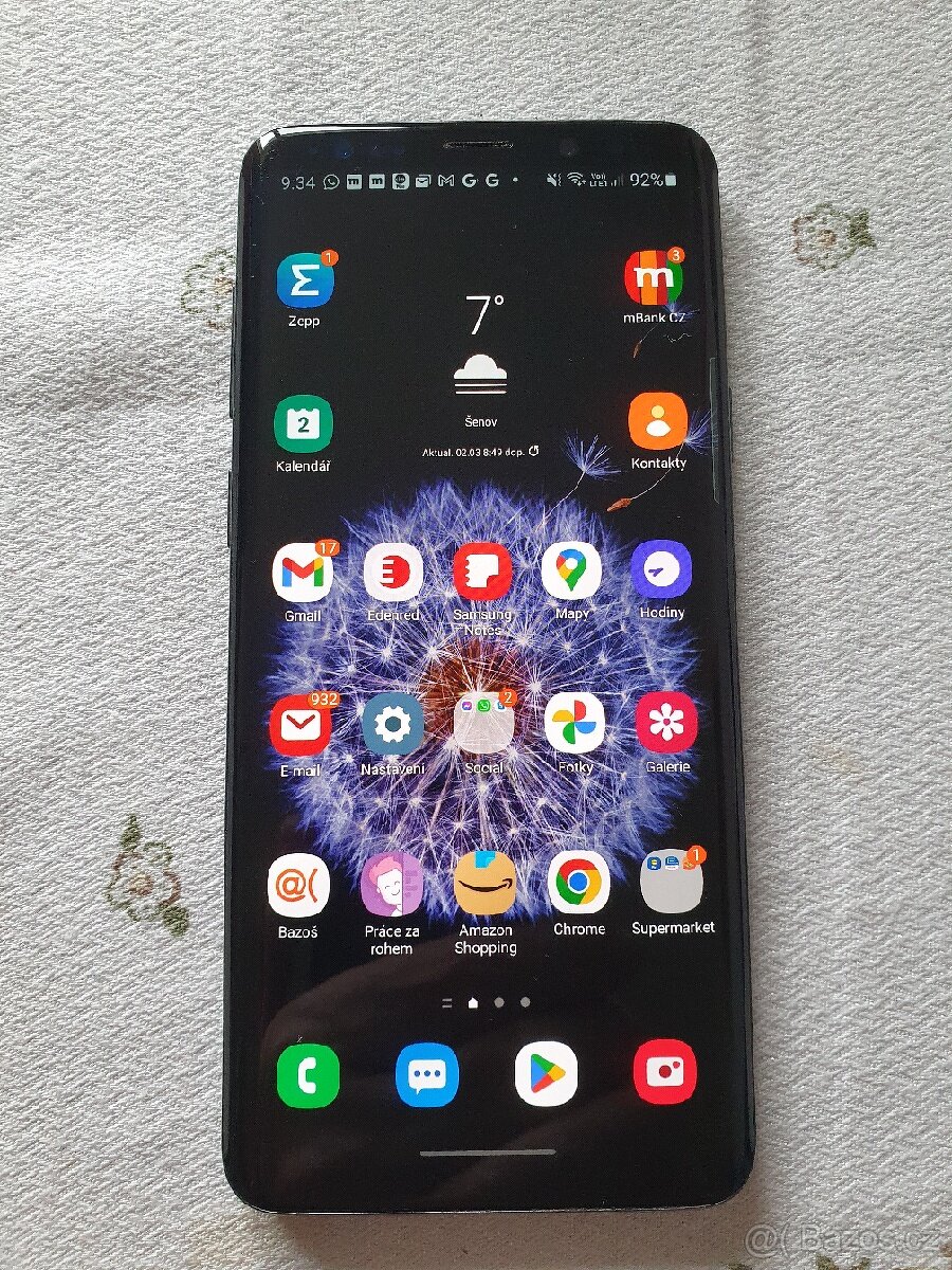 Prodam Samsung Galaxy S9+ 64GB dual sim, extra obaly