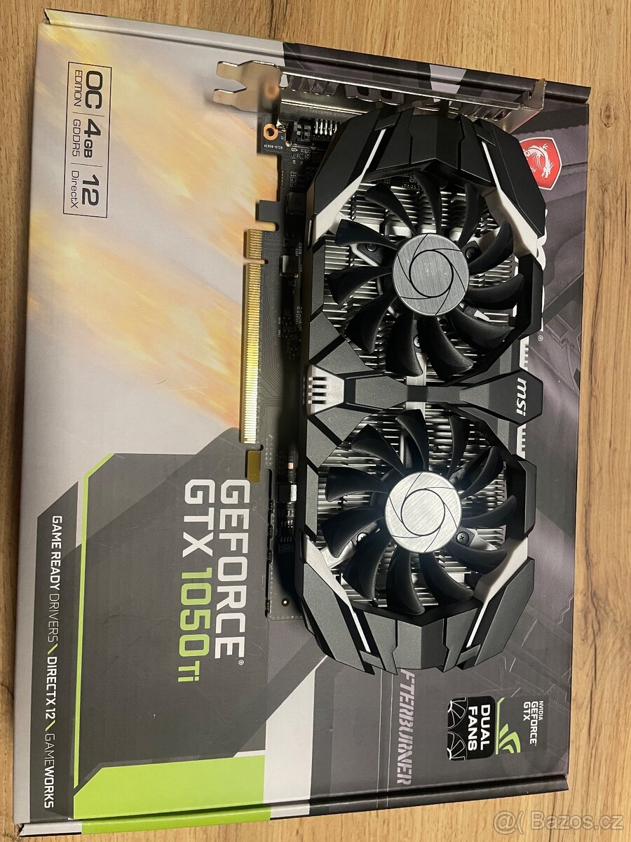 Msi GeForce GTX 1050 TI 4GT OC 4GB GDDR5