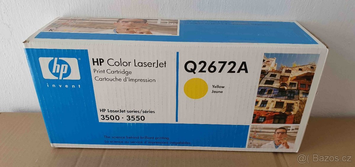 Originální toner HP Q2672A žlutý