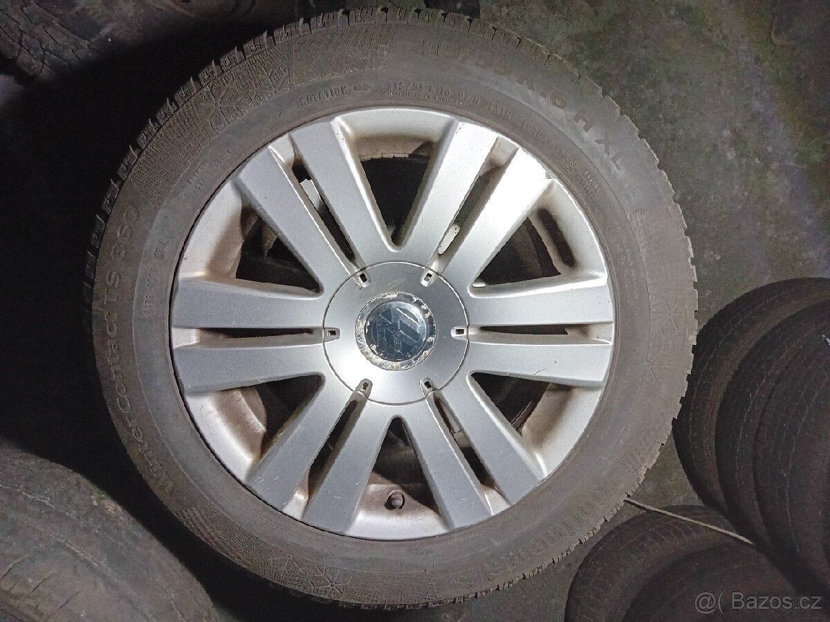 Sada Original Alu kol VW 5x112 R 16 zimní pneu 215/55 R16