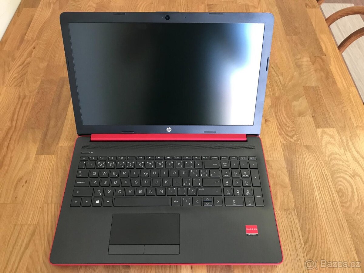 Notebook HP 15", AMD-3,7 GHz, 8GB RAM, 256GB SSD