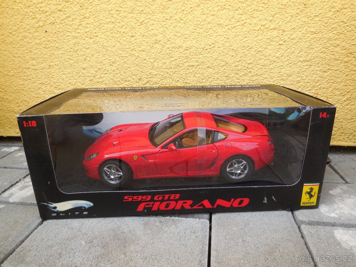 Ferrari 599 GTB Fiorano - 1:18 Hot Wheels Elite