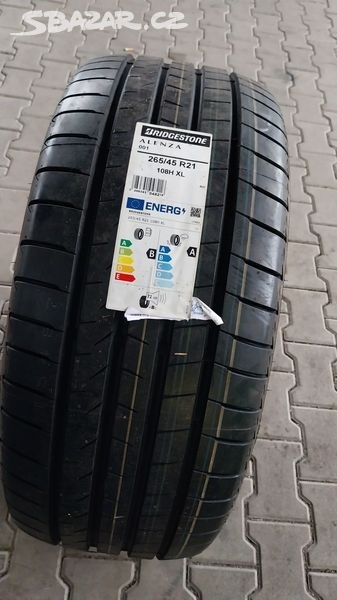 Prodám 1 x NOVOU pneu letní Bridgestone 265/45/21