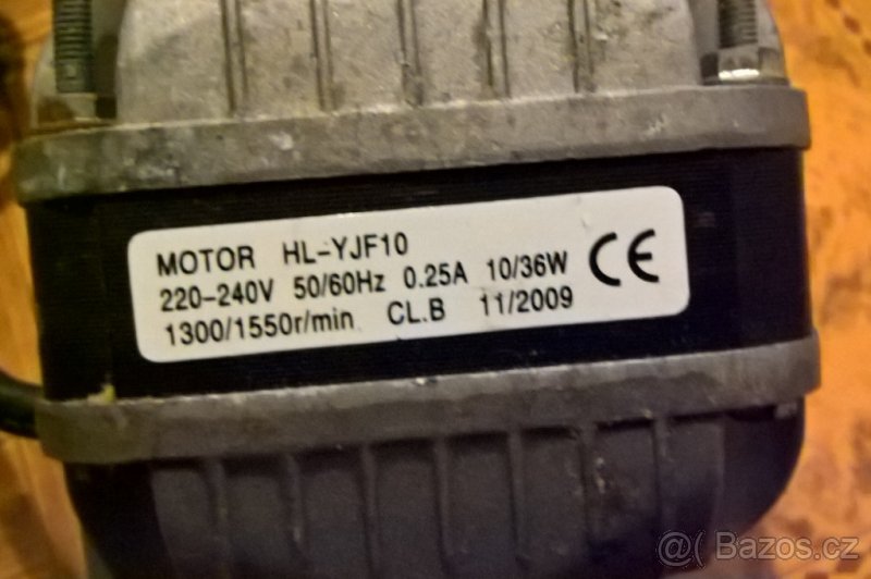 Motor ventilátoru do pivního chlazení- 18W a 5W- nový