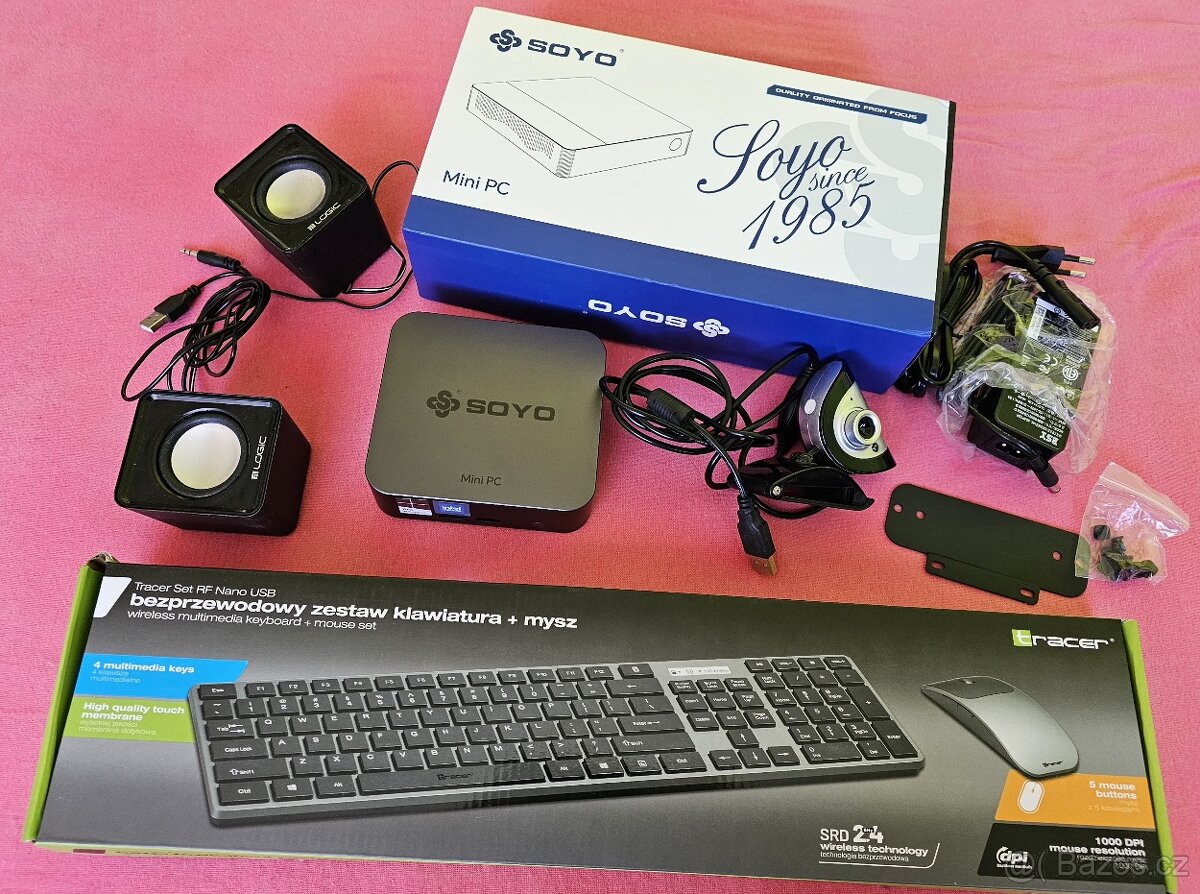 Mini PC,SOYO M2 Pro,N95,16GbRAM,512GBSDD,IntelUHDXe+monitor