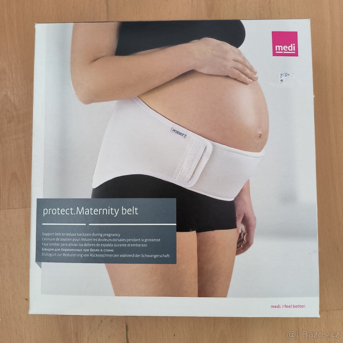 medi protect.Maternity vel. 3 těhotenský pás bílý