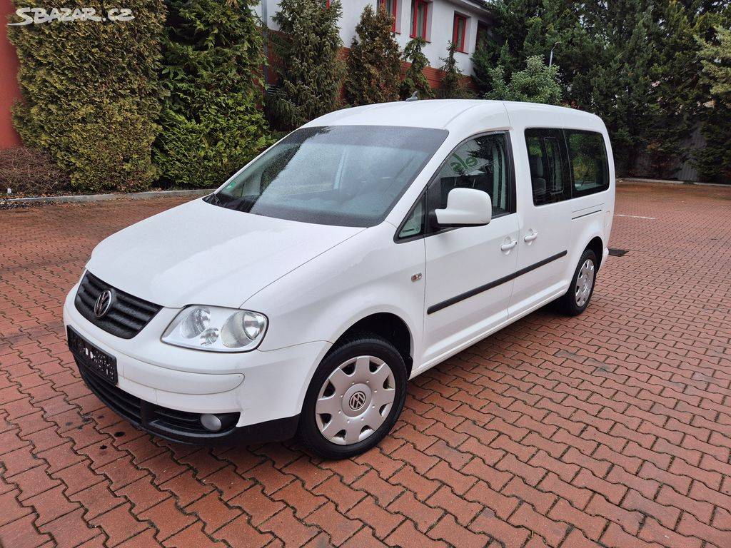 VW Caddy Maxi 1.9 TDI 77kW Life, 2009, bez koroze