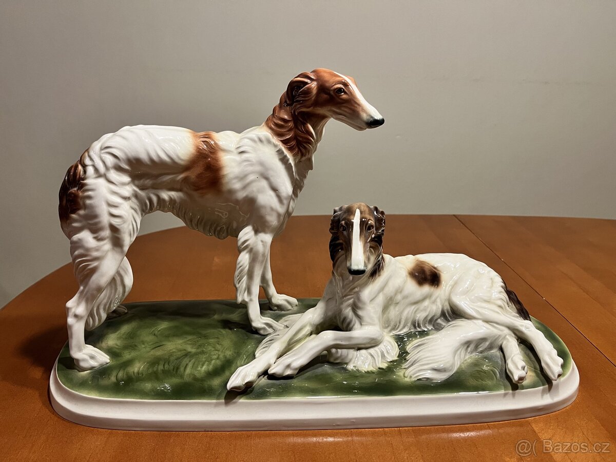 Porcelánová soška psů, Hartwig