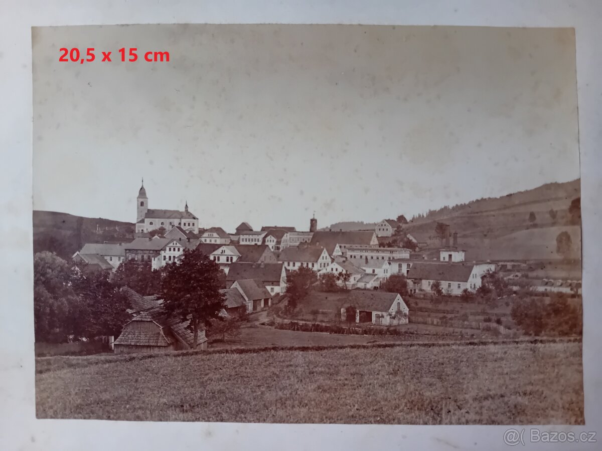 Historické fotografie - Olešnice v Orlických horách