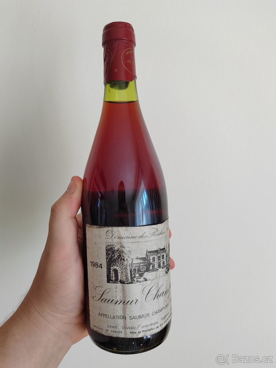 Saumur champigny 1985 Domaine des roches