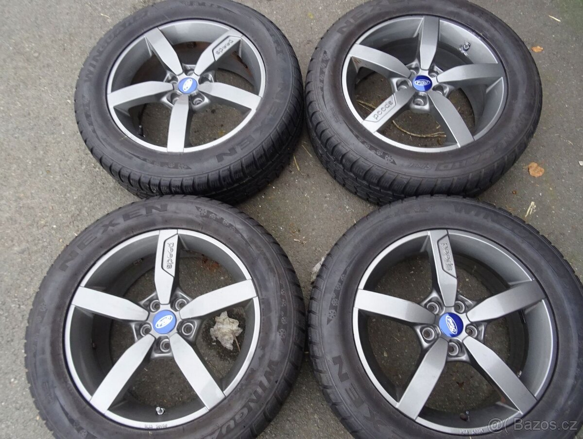 Alu disky  Borbet na Ford Kuga 17", 5x108,ET 45, zimní sada