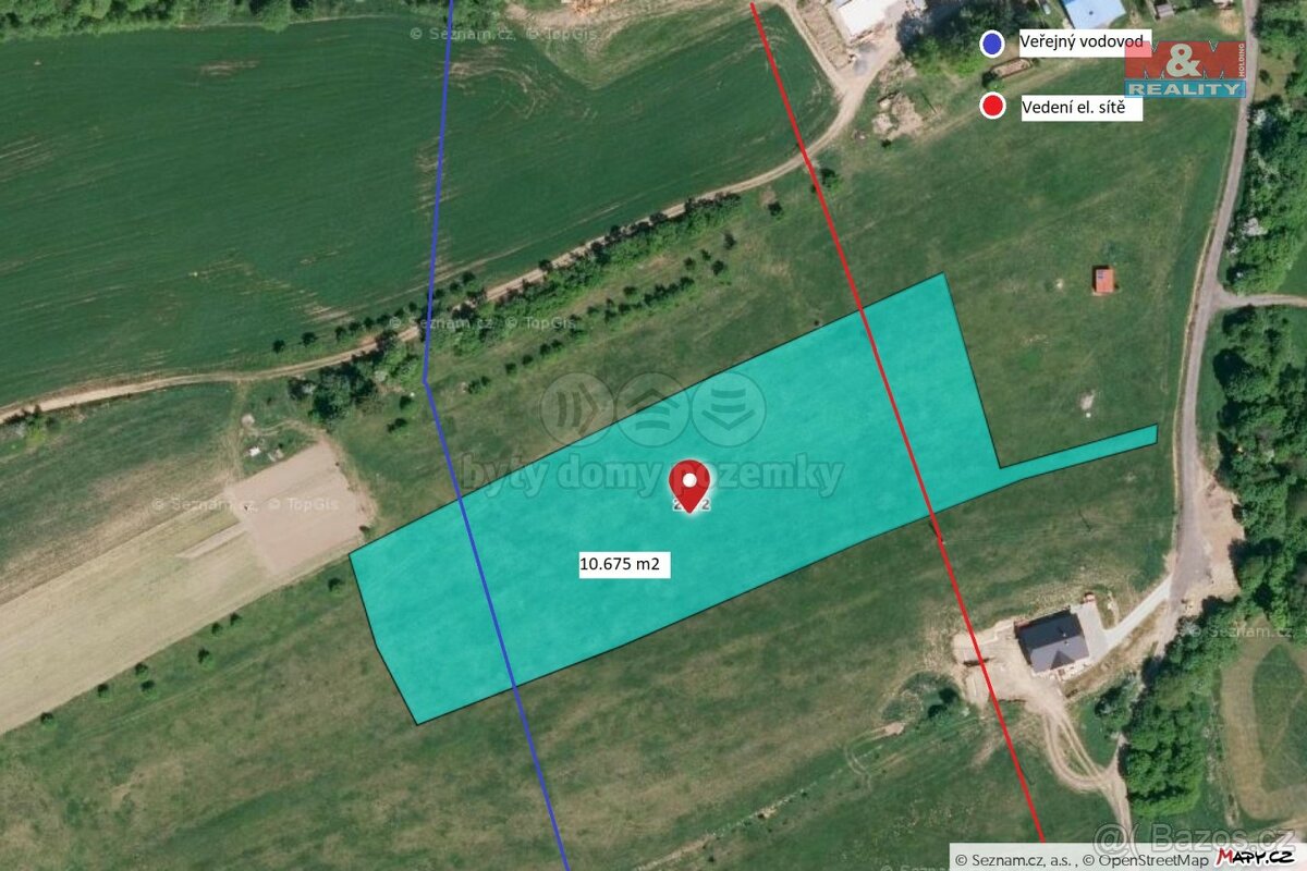 Prodej pozemku k bydlení, 10675 m², Horní Lideč