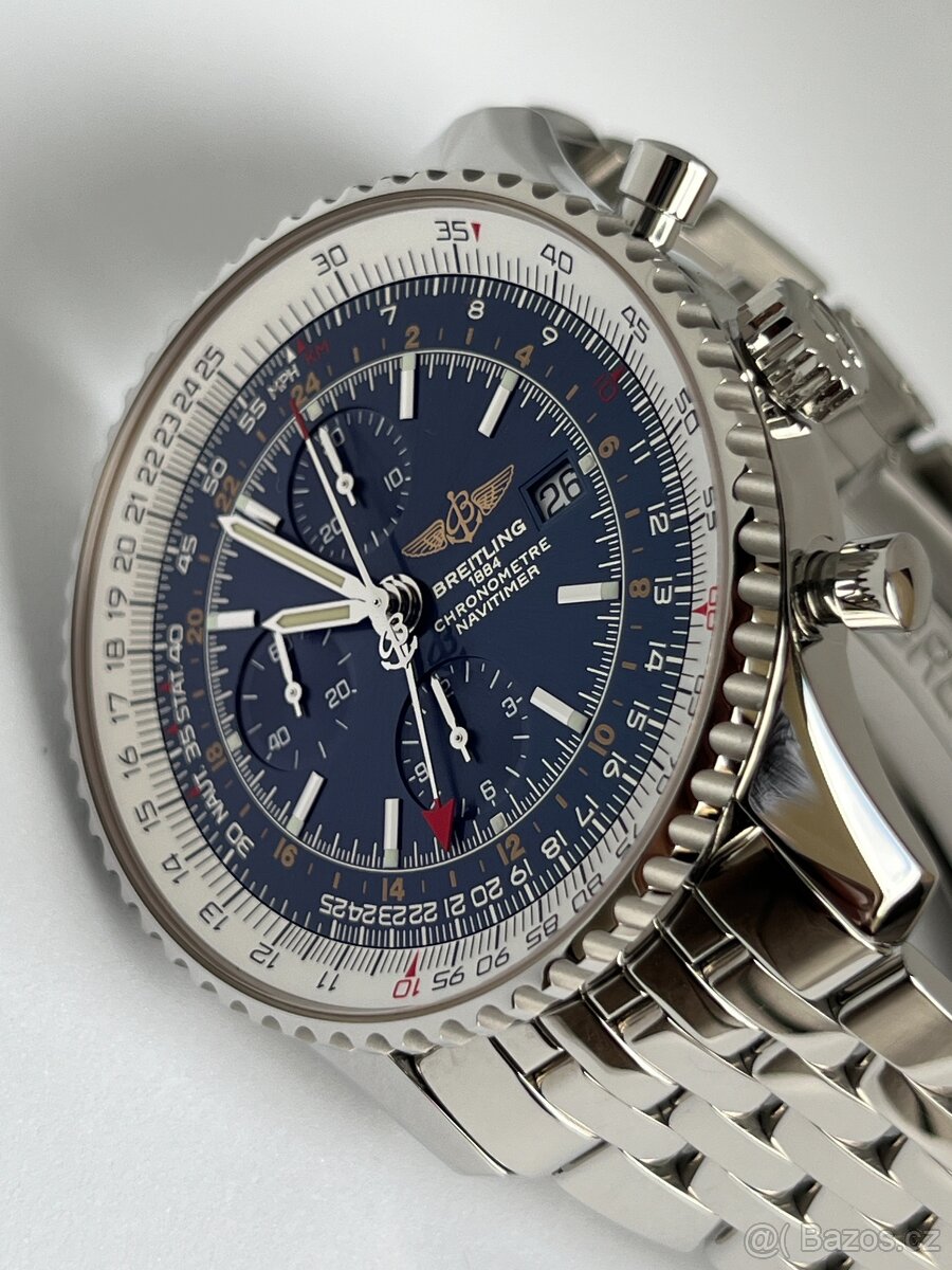 original hodinky Breitling Navitimer World 46mm