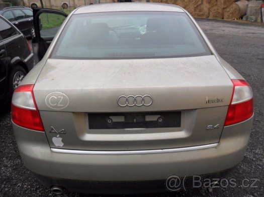 Audi A4 b6, 2.4i 125kw motor BDW, převod. GBL, 2003