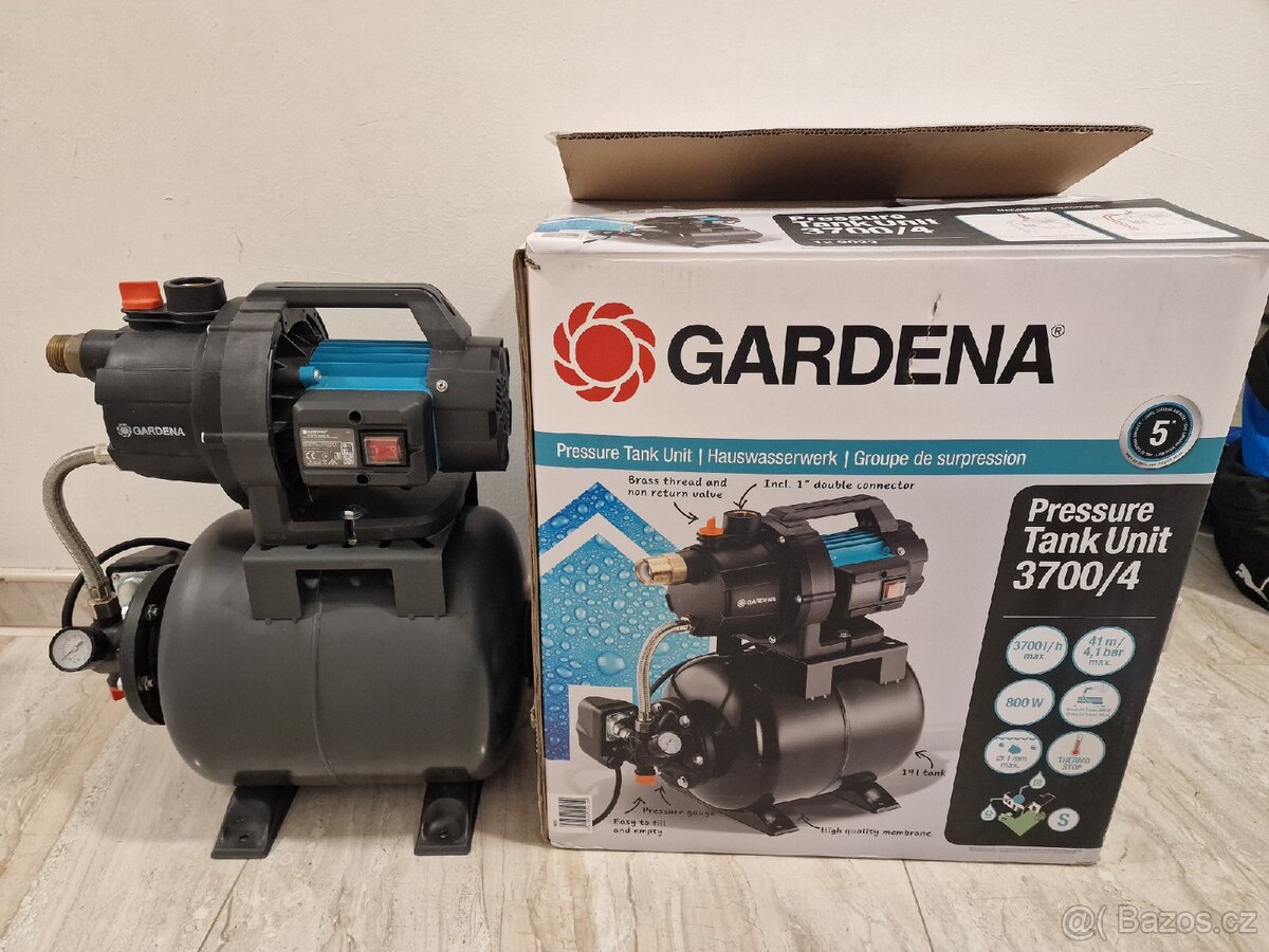 Gardena 3700/4 vodárna ZÁRUKA 45 Měsíců