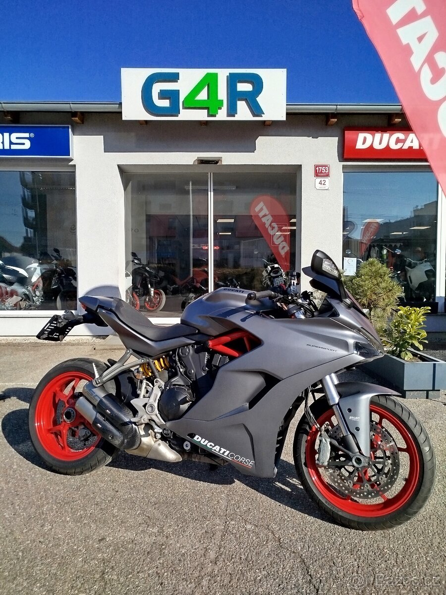 Ducati Supersport TITANIUM OPACO, ČR, KRÁSNÝ STAV, DESMO