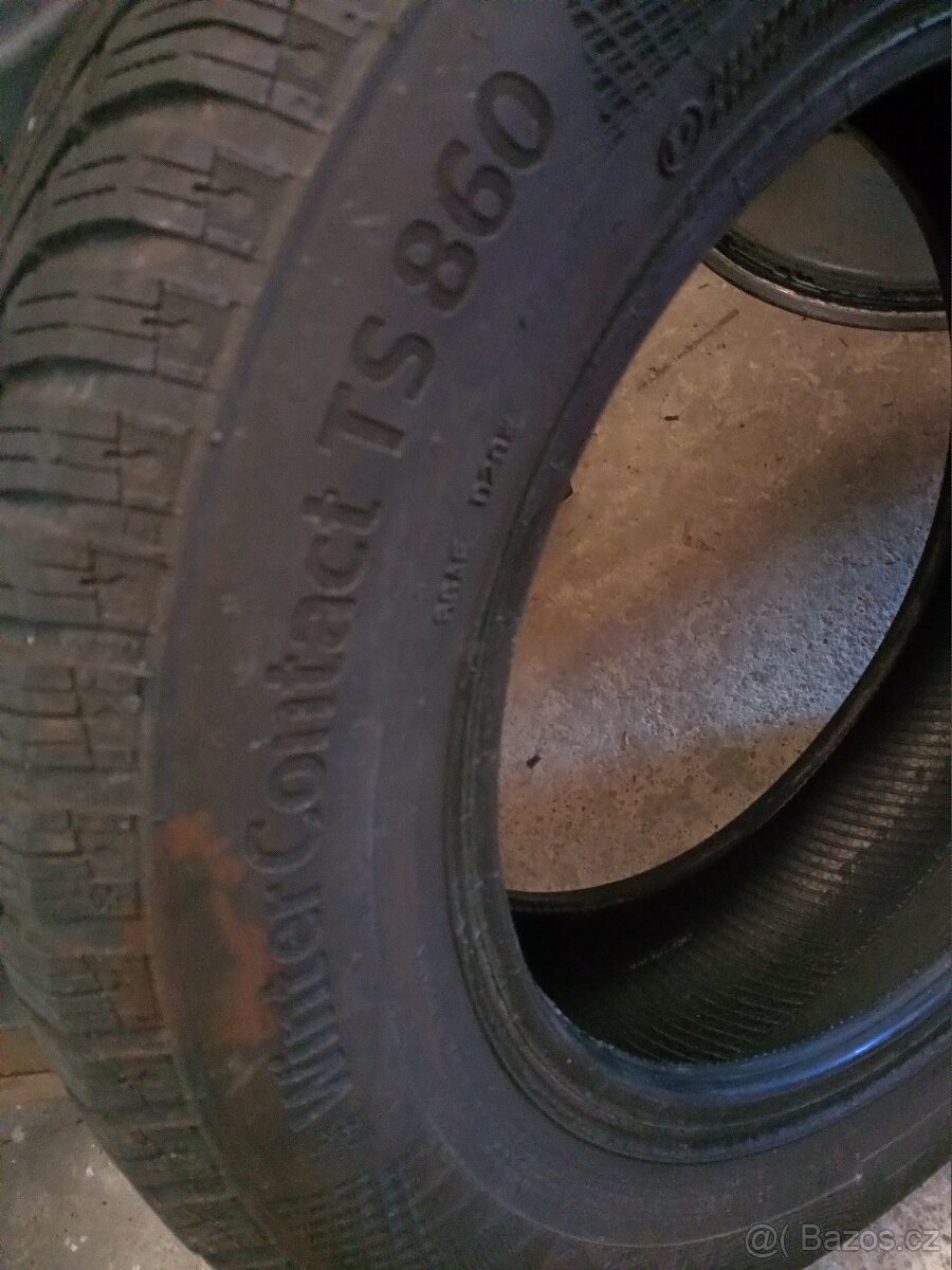 Prodám sadu zim. Conti Wintercontact TS 860 195/65 R15 91T