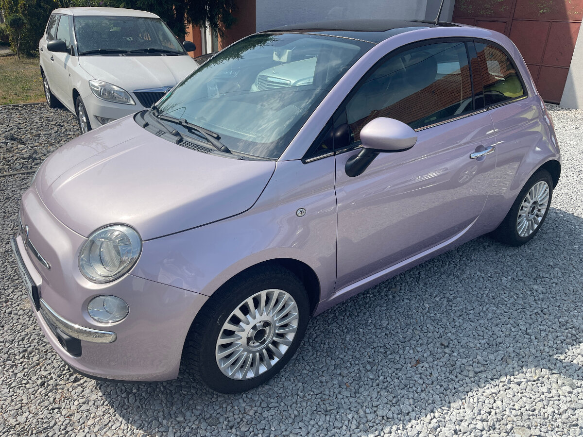 FIAT 500 1.2i 51 KW ALU PANORAMA.