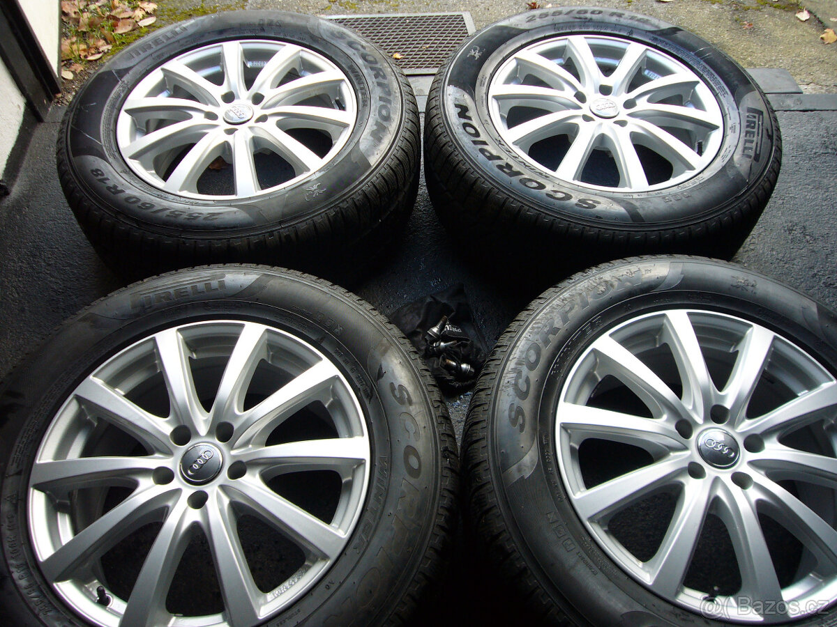 ZIMNÍ ALU KOLA AUDI Q7-VW TOUAREG III-MERCEDES 18" 5x112 8"