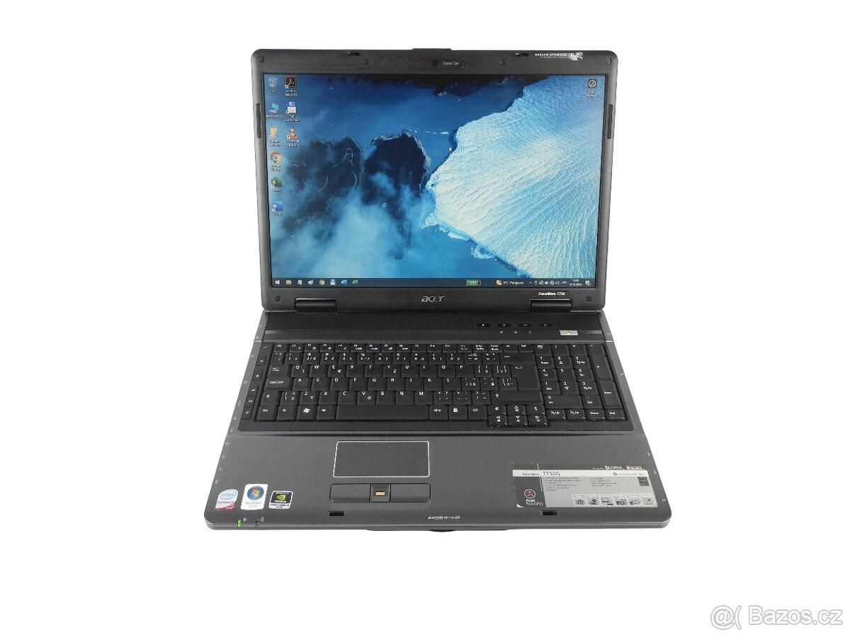 Acer TravelMate 7730G 17,1" Intel T5870 4GB 500GB hdd Win.10