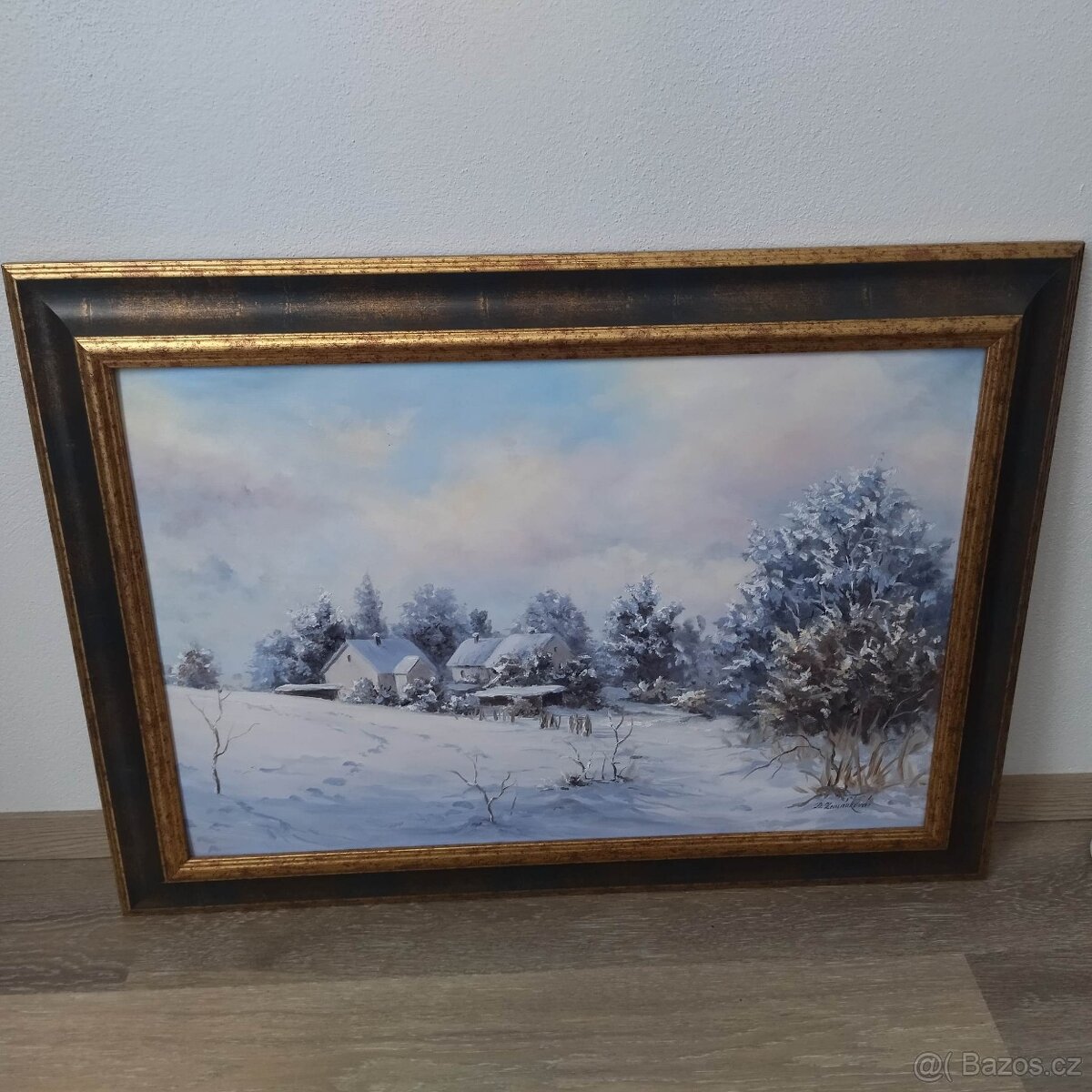 obraz Dagmar Zemánková - Zimní odpoledne na Jesenicku