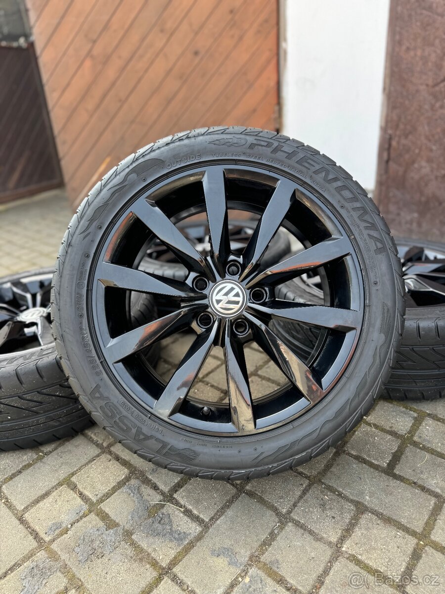 ORIGINÁL Alu Volkswagen Dijon R17, 5x112 - TOP