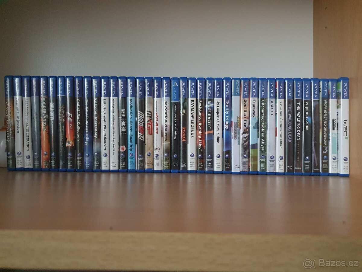 Sbírka her pro PS Vita - 39 her včetně vzácných kusů