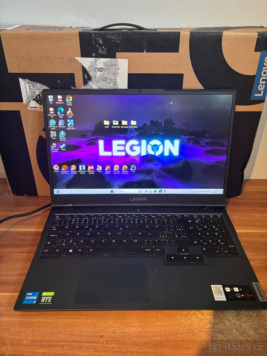 2K Herní Notebook Lenovo Legion 5 RTX3060 Záruka Alza