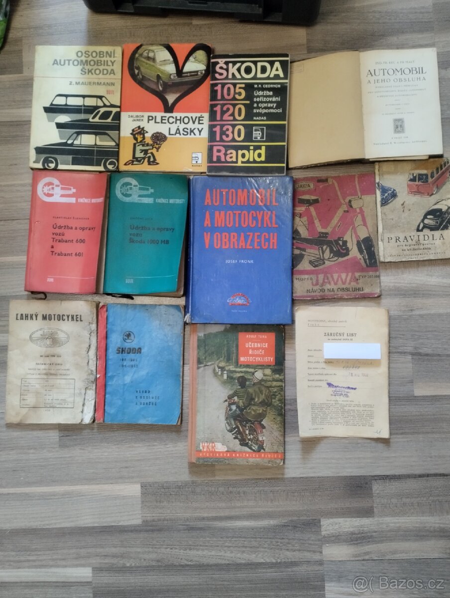 Knihy auto moto veteran