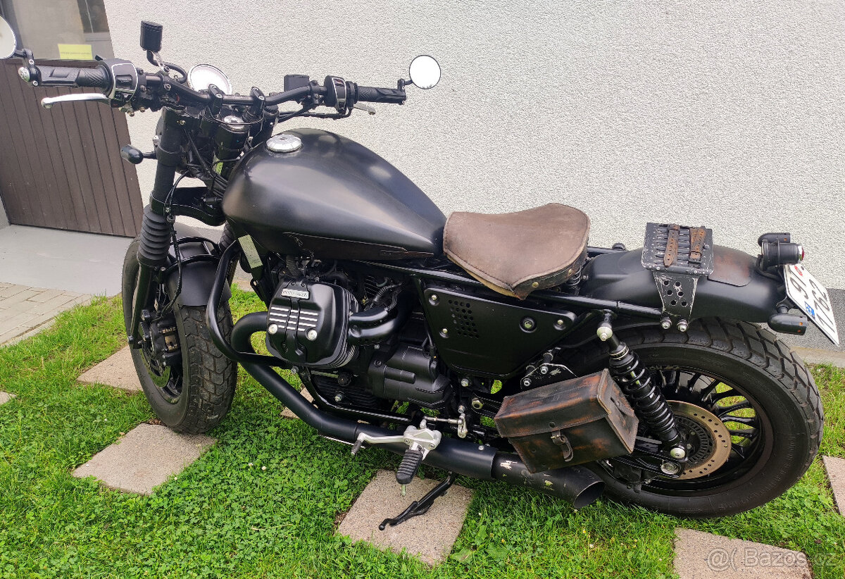 Moto Guzzi V9 Bobber – retro přestavba