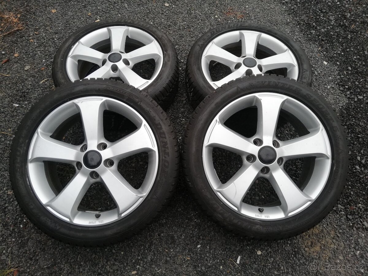 alu VW Passat B6,B7 zimní 205/50/17 Dunlop ,alu VW 17"