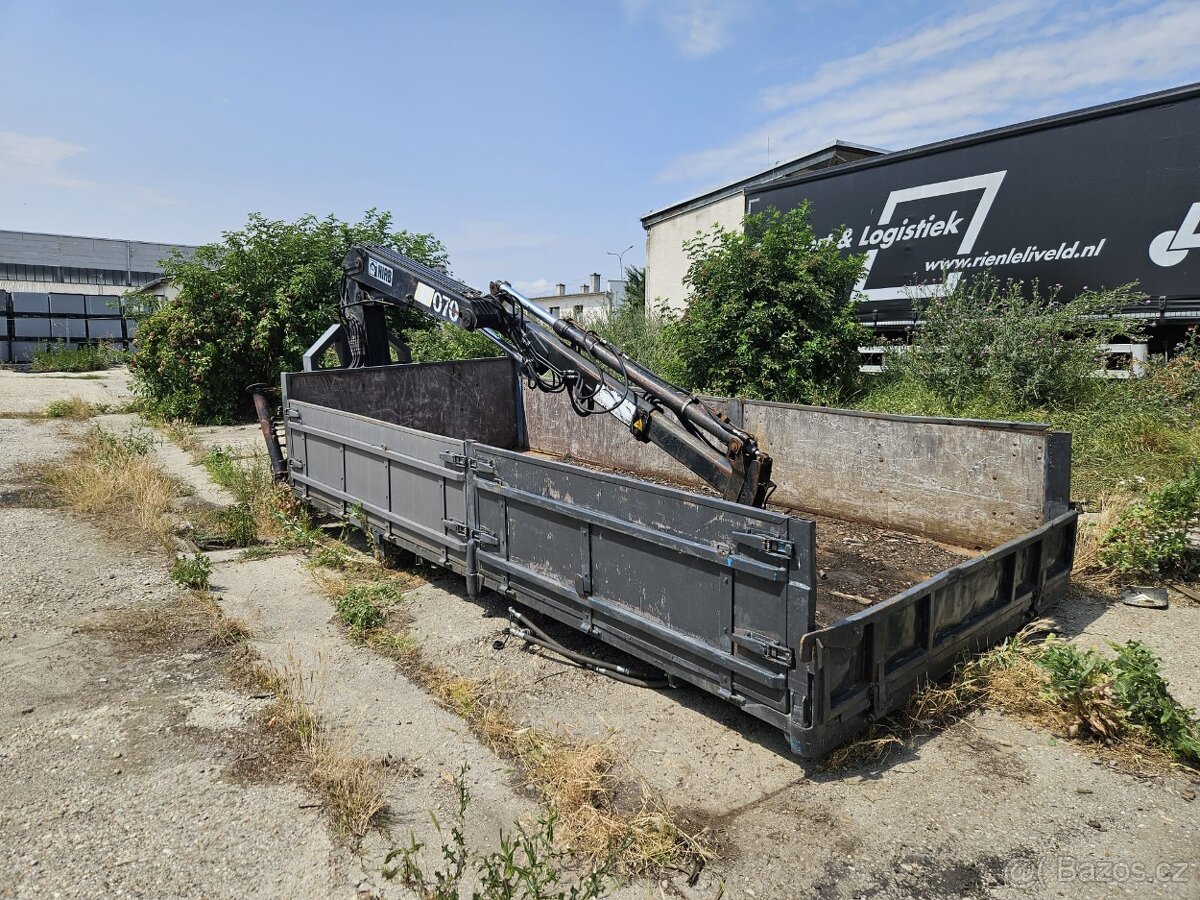 Hakovy Kontajner s hydraulickou rukou HIAB 1990