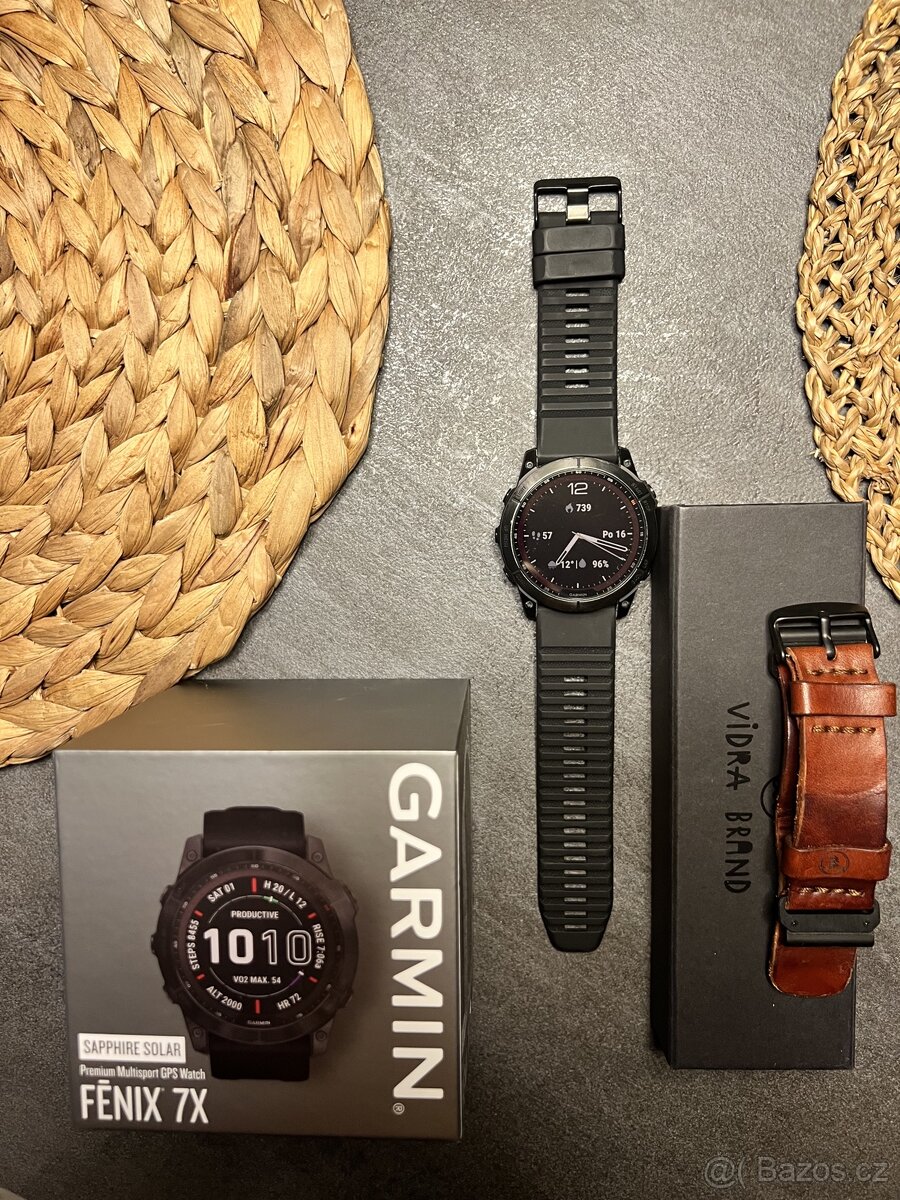 Garmin Fenix 7X Solar Sapphire /PRO2023/ - v záruce