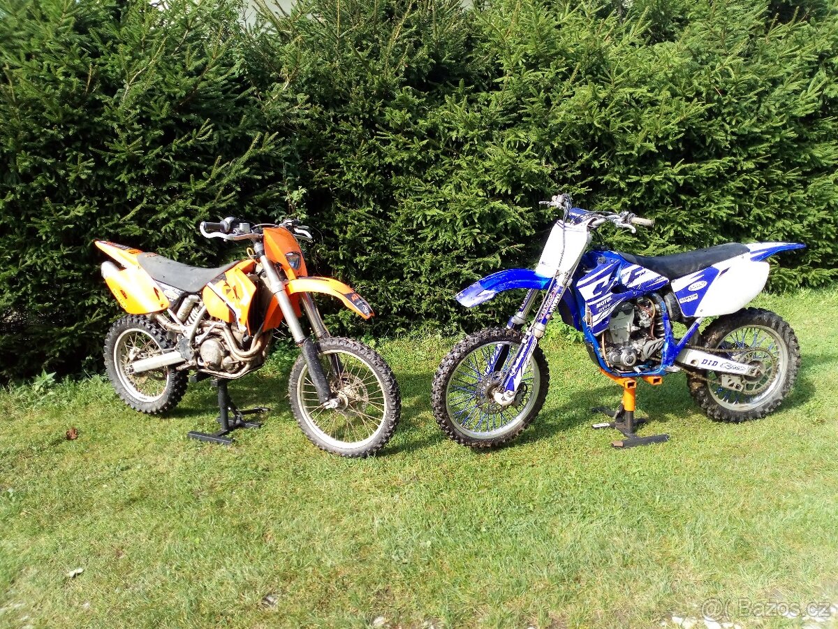 Yamaha yzf450 a KTM exc450