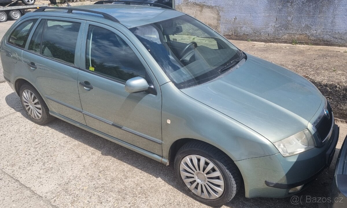 Škoda Fabia 1.2i,40kw,03,150tkm,klima,5DV,combi